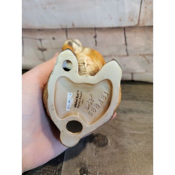 Global Art Harvey Knox brown bunny rabbit ceramic figure - Picture 5 of 6